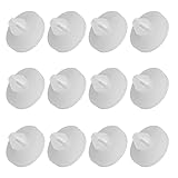 JNNJ 12 Pcs Bremsschalter Pedal Stopper, Hartgummi Langlebiger Bremsschalter-Stopper für Auto, Auto Bremse/Kupplung Pedal Stopper Pad Ersatzteile(Weiß)