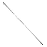 #DoYourFitness Langhantel-Stange mit Schraubverschluss, Ø25 mm in 150 cm Länge, Gusseisen verchromt & gerändelt - Olympic Bar Hantelstange