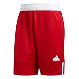 adidas Herren 3G SPEED REVERSIBLE SHORTS, Power Red / White, L