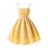 Sommerkleid Mädchen Freizeitkleider Strandkleid Teenager Lässiger Midikleid Lässig Midikleid Kurzarm Partykleid Prinzessin Kleid Kinderkleid 3-14 Jahre