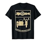 Ural Motorrad Gespanne Offroad Motorradfahrer Kyrillisch T-Shirt