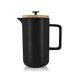 OGO LIVING - Kaffeebereiter 1,3 l - 7912055 - Kaffeebereiter Porzellan schwarz matt