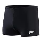 Speedo Herren ECO Endurance+ Aquashort Schwimmhose | Chlorbeständig | Recyclingmaterial | Schwimm-Fitness | Training | Urlaub Schwimmbekleidung, Schwarz, 36