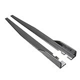 Auto Seitenschweller für Audi A4 Avant B9 8W 2018 2019 2020 2021 2022 2023 2024 2025, Rocker Splitter Seitentrittleistenpedale Karosserie-Kit, Auto Zubehör,Carbon Fiber Look