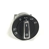 Pexorin Eingebauter automatischer Lichtsensor-Scheinwerferschalter Leaving Coming Home, for VW, for POLO, 9N 6R, for Golf 4, for Jetta, MK4, for Passat, B5 B5.5 Nebelscheinwerferschalter für Kraftfahr