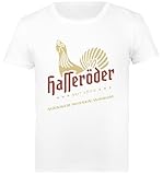 Hasseroder Baumwolle Herren T-Shirt Weiß Herren
