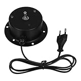 Amosfun Spiegelkugelmotor FüR Discokugel 11X11X4Cm Elektrischer Motor Mit Leiser Laufleistung Ideal FüR BüHnen- Und Partybeleuchtung Einfache Montage