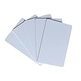 YARONGTECH PVC-Karten für Ausweisdrucker, Grafikqualität, weiß, CR80, 30 Mil (CR8030) von YARONGTECH (Weiß, 10 Stück)