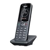 Gigaset S700H PRO – schnurloses Business DECT-Telefon mit großem Farbdisplay - brillante Audioqualität - Bluetooth 2.0 - LED für optische Rufanzeige, schwarz