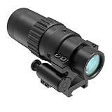 Feyachi M56 Red Dot Magnifier, 1.5X - 5X Magnifier Airsoft Zielfernrohr Taktisches Rotpunktvisier Jagd Holographisches Optiklinse with Flip Mount Kompatibel mit 21mm/22mm Picatinny/Weaver Schiene