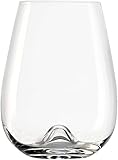 Stölzle Lausitz Vulcano Weinbecher 475 ml I Weißweingläser 6er Set I hochwertige Weingläser ohne Stiel spülmaschinenfest I Weißweinbecher Set stoßfest I schöne Gläser wie mundgeblasen