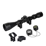 FOCUHUNTER Taktisches Zielfernrohr 3-9X40mm Kompaktes SFP-Optik-Zielfernrohr FMC MOA-Absehen Wasserdicht und Stoßfest mit Weaver/Picatinny-Schienenhalterungen und Objektivdeckel-Set