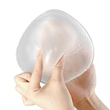 ONEFENG Mastektomie Silikon Prothese für Frauen,Triangle Brustform Konkave Prothesen Silikonbrüste BH Pad Enhancer Einlagen Cup A(1 Stück)