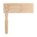 Holdes Rassel mit Kurbel – Spielzeug aus Holz, das Lärm erzeugt, traditionell, mexikanische Rassel, für Hochzeitänze und Anime-Soundspiele
