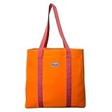 Generisch MEiRA Frottee Handtasche, Shopper, Strandtasche (Orange)