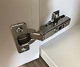 4er-Set Scharniere (neu) mit Softclose für Besta mit 4 Scharniere und 16 Schrauben