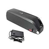 36V 15Ah Ebike Akku, mit USB und Ladegerät, passend für 250W/500W/750W/800W/1000W Motor Unterrohr, für VAUN MiFa Pedelec