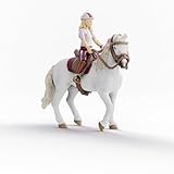 schleich HORSE CLUB | Sofia & Blossom 42713 | bewegliche Mädchenfigur | mit Pferde Zubehör | tolles Geschenk für Mädchen und Jungen | Pferde Spielzeug ab 5 Jahren | 10 Teile | exklusiv bei Amazon