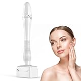 FLETUTE Derma Stamp & Microneedling Pen Pro - 140 Titan-Nadeln Dermastamp/Dermapen für Gesichtsverjüngung, Haarwuchs & Körperpflege (Dermatologisch geprüft)