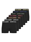 Jack & Jones Jungen Jacbasic 7 Pack Noos Jnr Trunks, Schwarz, 164 EU