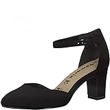 Tamaris Damen Riemchen Pumps, Frauen Pumps,Touch It-Fußbett,Lady,Ladies,Women's,Woman,Court,Shoes,Absatzschuhe,stöckelschuhe,Black,39 EU / 5.5 UK