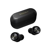 Technics EAH-AZ100E-K Wireless Noise Cancelling Earbuds, 10mm Magnetic Fluid Driver, Multipoint Bluetooth, Voice Focus AI, Comfortable In-Ear Headphones, Black