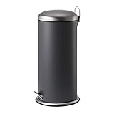 IKEA Mjosa 303.254.32 Treteimer, Dunkelgrau, Größe 8 Gallon