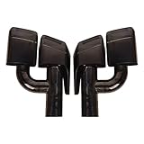 Bapmic 2* Auspuffendrohr Endrohre Auspuffblenden Blende Doppelschalldämpfer Auto Auspuffrohr Für AMG W204 W212 W207 W221 W216 2011-2014