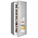 Exquisit Gefrierschrank, 4-Sterne-Gefrieren, 165 Liter, 4 Schubladen, 1 Gefriertablett, Tiefkühlschrank, Gefrierschrank groß, 55 cm breit, GS5230-H-010E inoxlook