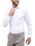 ETERNA Male Original Shirt unifarben Slim FIT 41_H_1/1, 1/1, weiß