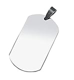 Militäranhänger aus Stahl cod.EL24207 cm 4,5x2,5x0,2h by Varotto & Co.