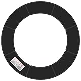 Baunsal® Trampolin Randabdeckung Ø 305 cm mit 27 cm breite in schwarz und 20 mm dick uv-beständig reißfest Trampolin Ersatzteile Trampolin Rahmenpolsterung Schutzrand für das Trampolin Outdoor