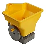 BEGRIS® Gartengras Sämaschine, Düngerwagen rasen 3L - Universal Handstreuer Kurbel, 3-stufige Streuverstellung, Handsämaschine für Saatgut, Dünger und Schüttgut