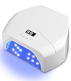 Kixolo Led Lampe Nägel,298W UV Led Lampe Für Gelnägel mit 66 LEDs,10, 30, 60, 99s Timer,Base Desmontable,Geeignet Für Maniküre und Pediküre, Geschenk für Frauen.