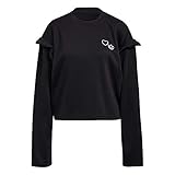 Adidas Damen Crew Neck Pullover, Gr. 28 DE (I: 34), Schwarz