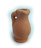 Kimmerle Miniatur Krug aus rotem Ton, 2,3 cm hoch, für Weihnachtskrippen o. Puppenhaus