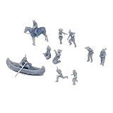 Outland Models Eisenbahnlandschaft Indianer-Figurenset (Leben) 1:87 Spur H0