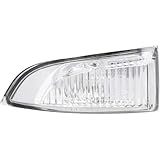 Easy Link Spiegelblinker Links Weiß Außenspiegel Blinker Seitenblinker Blinkleuchte Kompatibel Mit Renault Megane 3 III Coupe Fluence Scenic 3 Laguna 3 Coupe 261656470R E-Prüf