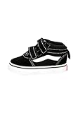 Vans Unisex Jungen Ward Mid V Sneaker, (Suede/Canvas) Black/White, 38 EU
