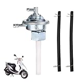 Motorroller Benzinhahn Unterdruck, M16 Gas Benzinhahn Vacuum Low Tension Abschalter Pumpe Ersatz für GY6 49cc 50cc 125cc 150cc Roller Moped Go Kart Roketa