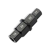 JNNJ Motorrad-Sechskant-Achswerkzeu, Radachse Sechskant Inbus Spindel Treiber Werkzeug, Achse Sechskant Werkzeug Motorrad-Vorderradachsen-Reparaturen(Schwarz)