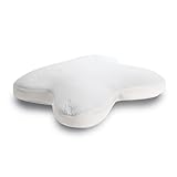 TEMPUR Ombracio Schlafkissen, ergonomisches Bauchschläferkissen in Schmetterlingsform, Liegefühl mittelfest, 60 x 50 x 10 cm, Weiß
