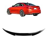 Heck -Spoiler -Flügel Hinter den Kofferraum, Verstärkter Aerodynamik M4 Style Glossy Black Trunk Deckel Spoiler Wing für E93 335i M3 Cabrio 2007 Bis 2013