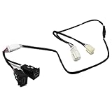 YananAC USB Ladesteckdose Schnellladegerät Doppelt QC3.0 PD Ladegerät Buchse Steckdose USB Adapter Kabelbaum Adapter für Golf 6 Golf 5 Scirocco Jetta IV EOS