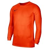 Nike Unisex Kinder Y Nk Dry Park Vii Jsy Long Sleeved T shirt, Safety Orange/Black, 8-10 Jahre EU