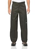 Dickies Herren Arbeitshose mit Doppelknie, Lockere Passform Lässige Business-Hose, Olivgrün, 30W / 30L