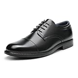 Bruno Marc Herren Anzugschuhe Klassische Derby Schnürhalbschuhe Business Footwear ins Büro,Size 41,Schwarz,DOWNING-01