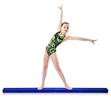 Schwebebalken Kinder, Faltbarer Balken Turnen für zuhause Turnbalken übungsbalken Gymnastik Balance Balken Gymnastikbalken mit Rutschfestem Boden