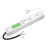 LED Trafo 24V 50W, LED Transformator 230V auf 24V, 2.08A LED-Treiber Netzteil, Ultra Dünn IP67 Wasserdicht Konstantspannung Niedervolttrafo für LED Lampen MR11 MR16 G4 LED Halogen LED Birnen