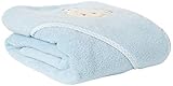 Steiff Unisex Baby Bath Towel with Hood Badetuch, Angel Falls, One Size